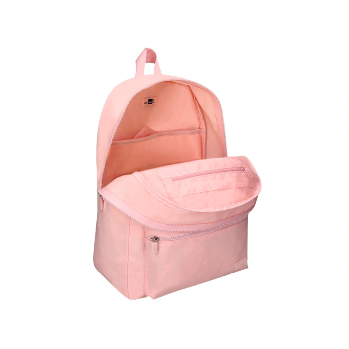 Liderpapel Mochila Core Rosa 15L con Compartimento Lateral Elástico para Botella, Diseño Ligero y Brazos Acolchados, Dimensiones 400x125x300 mm 6