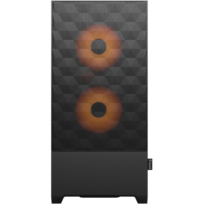 Midi Fractal Design Pop Air RGB Orange Core TG Clear Tint 1