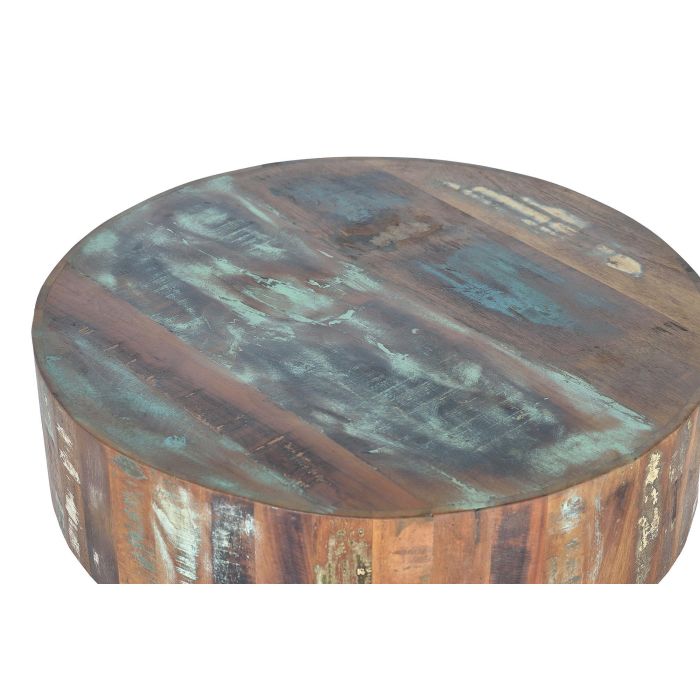 Giner y Colomer Mesa de Centro Madera Reciclada y Patas Metal 38x70 cm 2 Giner y Colomer Mesa de Centro Madera Reciclada y Patas Metal 38x70 cm 2