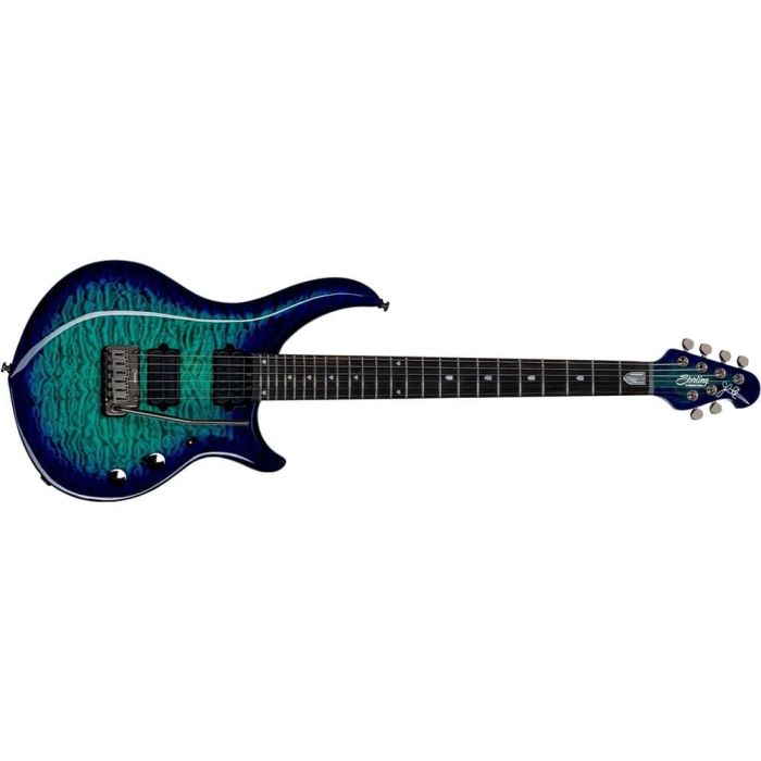 Sterling Guitarra Eléctrica Majesty Maj200X Qm/E John Petrucci DiMarzio Neck-Through Cerulean Paradise