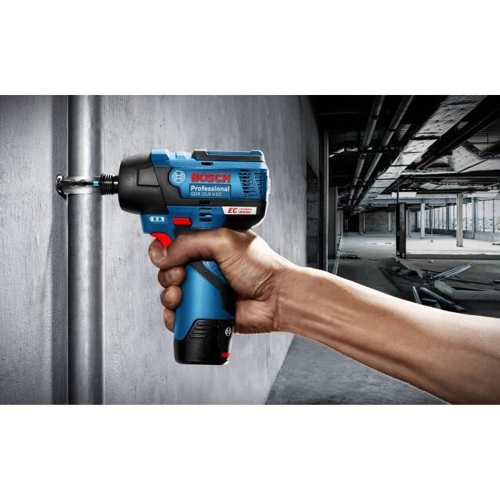 Atornillador de impacto inalámbrico BOSCH PROFESSIONAL 12V GDR 12V-110 solo Click & Go, L-BOXX 3 Atornillador de impacto inalámbrico BOSCH PROFESSIONAL 12V GDR 12V-110 solo Click & Go, L-BOXX 3