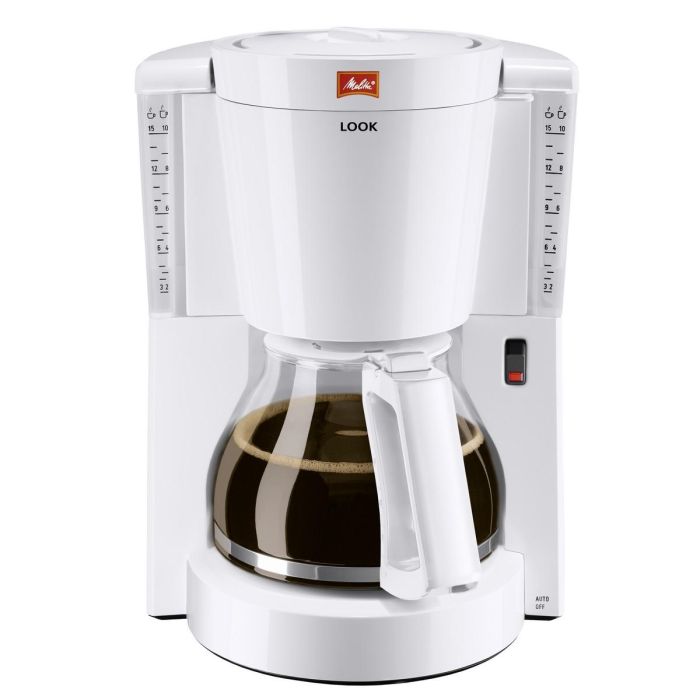 Melitta 1011-01 Cafetera de Goteo Look IV Blanca para Café Molido Melitta 1011-01 Cafetera de Goteo Look IV Blanca para Café Molido