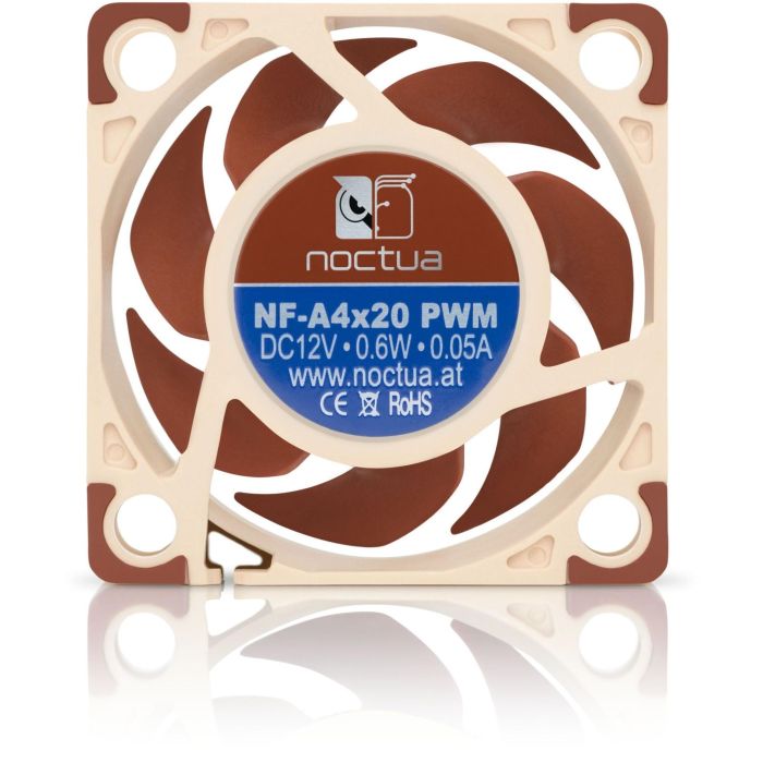 Noctua NF-A4x20 PWM Fan - 40mmNF-A4x20 PWM, Computer case, 2 Noctua NF-A4x20 PWM Fan - 40mmNF-A4x20 PWM, Computer case, 2