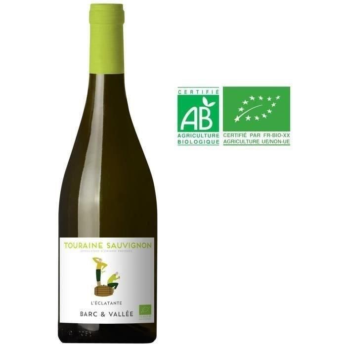 Barc & Vallée L'Eclatante Touraine Sauvignon - Vino blanco del Loira - Ecológico