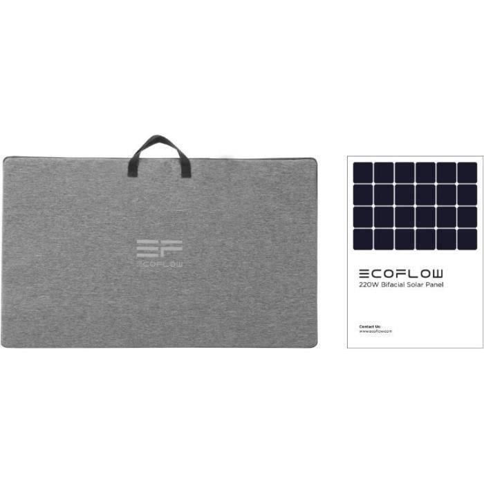 Panel solar 220W Silicon Silicon EcoFlow IP68 1