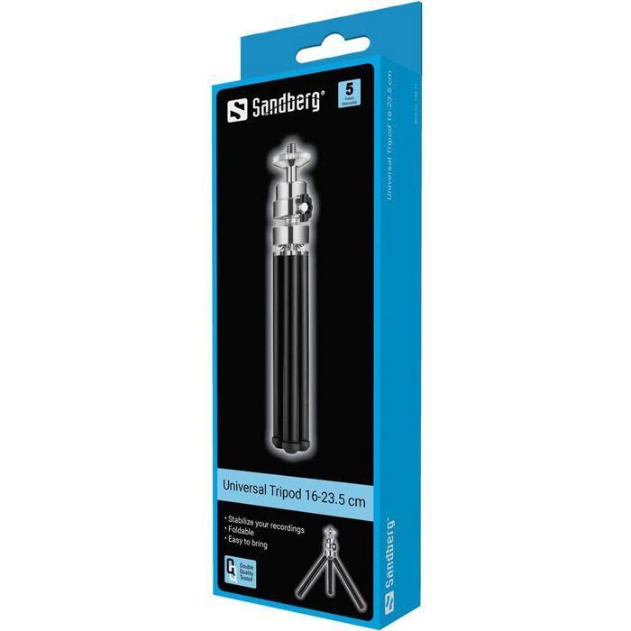 Sandberg Universal Tripod 16-23.5 cm 3 Sandberg Universal Tripod 16-23.5 cm 3