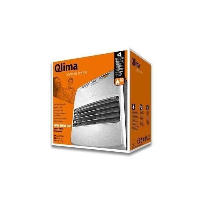 QLIMA SRE9046C 4650 vatios Estufa electrónica de aceite - Hasta 190 m3 - Modo AHORRO, Inodoro - Depósito de 9 litros - Autonomía 67h 1 QLIMA SRE9046C 4650 vatios Estufa electrónica de aceite - Hasta 190 m3 - Modo AHORRO, Inodoro - Depósito de 9 litros - Autonomía 67h 1