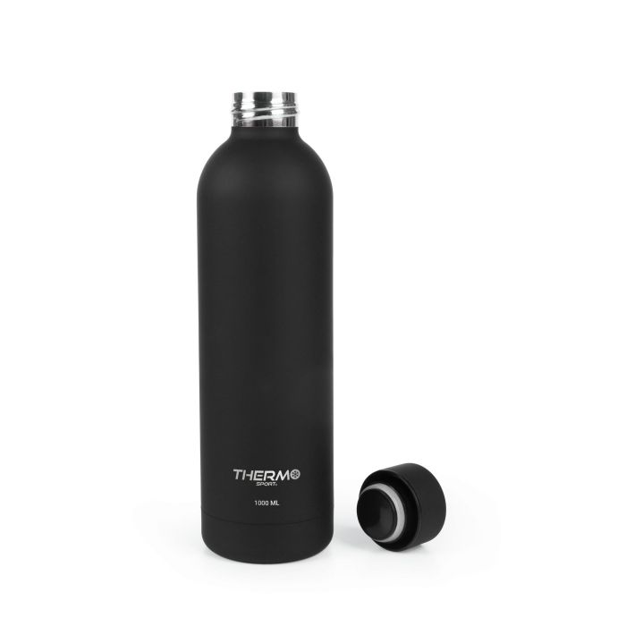 Botella Termo Soft Touch 1L Negra Thermosport (6 Unidades) 11 Botella Termo Soft Touch 1L Negra Thermosport (6 Unidades) 11