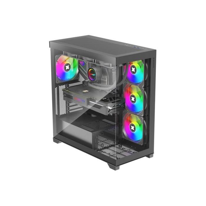 Xilence X818.ARGB Midi Gleam Black XG171 para PC - Caja de ordenador