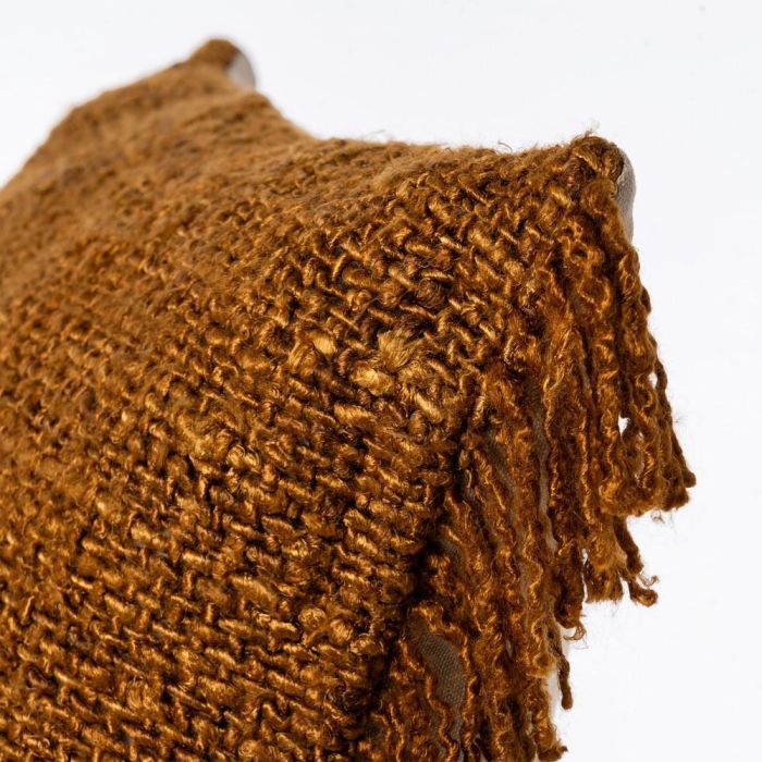 Cojín Naranja Viscosa-Algodón 50 X 50 cm