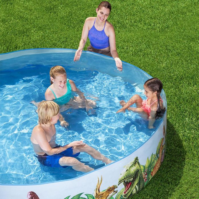 Bestway Piscina Rigida Infantil PVC Dinosaurios 244x46 cm +3 Años Jardin 55001 21 Bestway Piscina Rigida Infantil PVC Dinosaurios 244x46 cm +3 Años Jardin 55001 21