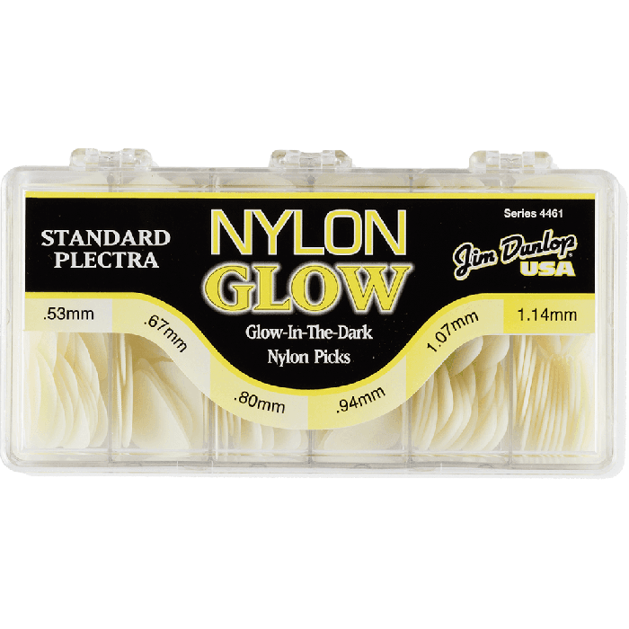 Dunlop Nylon Glow Standard Caja De 216 Ud - 5 Medidas 0 Dunlop Nylon Glow Standard Caja De 216 Ud - 5 Medidas 0