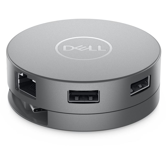 Dell DA310 Adaptador Docking Station 7 en 1 USB-C con HDMI, DisplayPort, VGA, Ethernet y 2x USB 3.1 Gris 1
