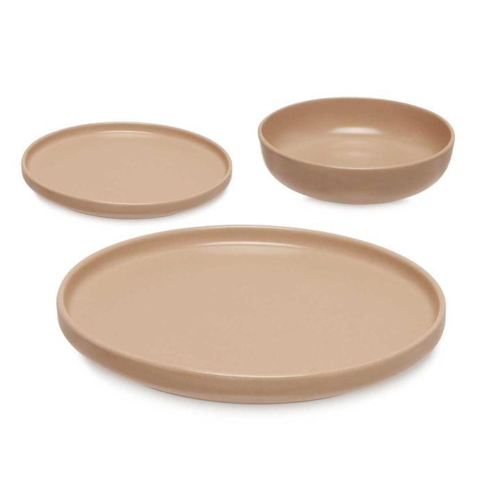 Set 18 Pzs Vajilla Gres Beige Vessia 39X29CM 1 Set 18 Pzs Vajilla Gres Beige Vessia 39X29CM 1