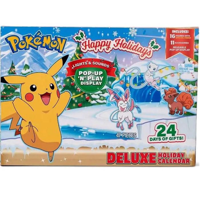 Calendario Adviento Pokemon Deluxe Holiday 2022 Calendario Adviento Pokemon Deluxe Holiday 2022