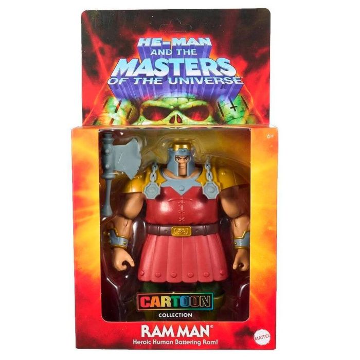Mattel Figura Ram Man Deluxe Cartoon Collection He-Man and The Masters Of The Universe 13cm Articulada con Accesorios 5