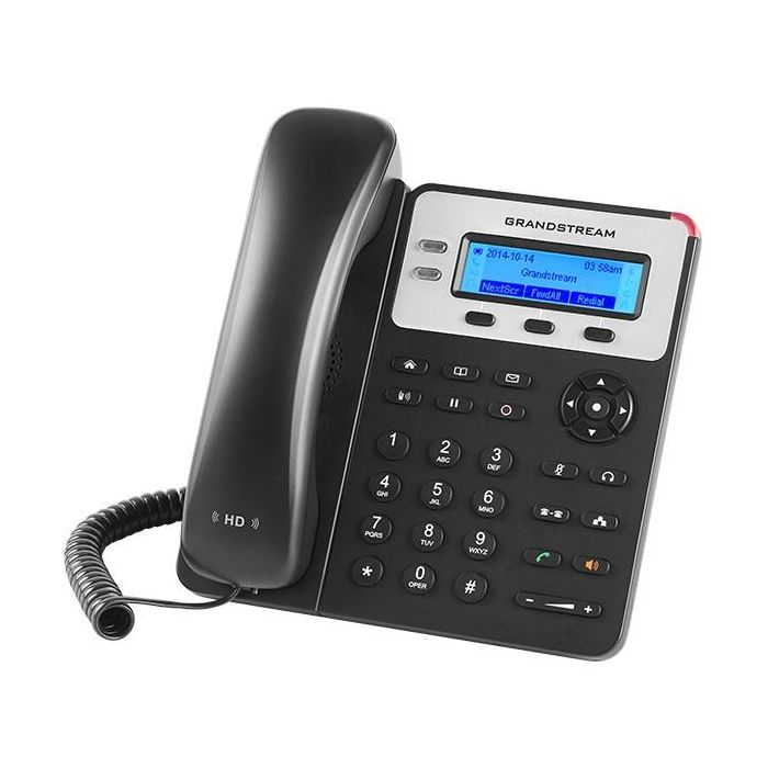 Grandstream GXP1625 Teléfono IP HD VoIP para Pequeñas Empresas con PoE Integrado, 2 Líneas SIP, Audio HD y Pantalla LCD 2