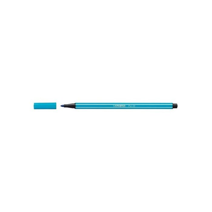 Rotulador Fibra Stabilo Pen 68 Azul Claro (Set de 10) Rotulador Fibra Stabilo Pen 68 Azul Claro (Set de 10)