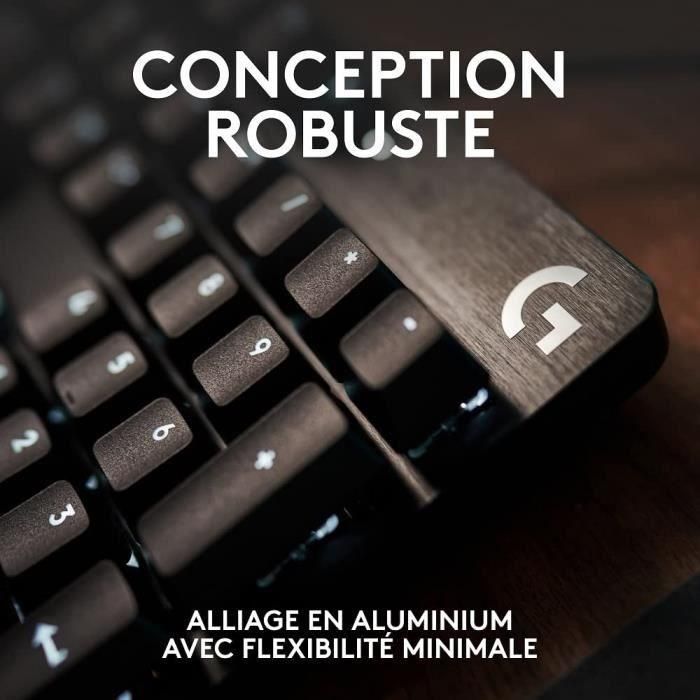 Logitech G - El teclado de juego mecánico G413 es grande - Aluminio negro 5 Logitech G - El teclado de juego mecánico G413 es grande - Aluminio negro 5