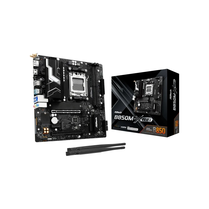 Placa ASRock B850M-X Wifi,Amd,Am5,B850,Usb20G,Wifi7,Matx Placa ASRock B850M-X Wifi,Amd,Am5,B850,Usb20G,Wifi7,Matx