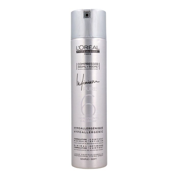L'Oréal Infinium Laca Souple/Soft 300 ml - Laca para el cabello suave hipoalergénica sin perfume