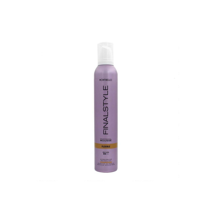 Montibel·Lo Finalstyle Mousse Flexible 320 ml - Espuma técnica para textura, brillo y protección del cabello con Hydra·Revive Technology