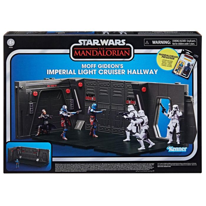 Playset Moff Gideons Imperial Light Cruiser Hallway + figura Mandalorian Privateer Star Wars 9,5cm 4