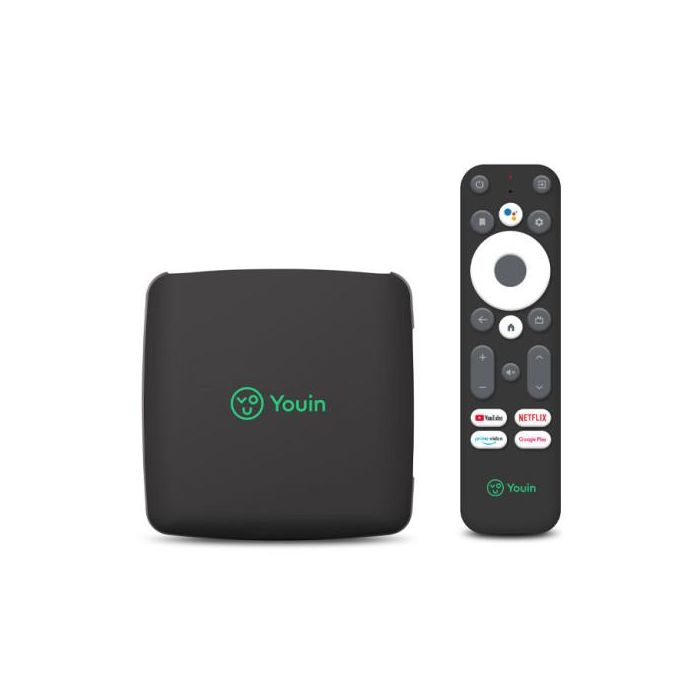 Youin EN1060K Convertidor Smart TV Android 4K UHD 8 GB WiFi Ethernet, Compatible con Netflix, Disney+, Chromecast Youin EN1060K Convertidor Smart TV Android 4K UHD 8 GB WiFi Ethernet, Compatible con Netflix, Disney+, Chromecast