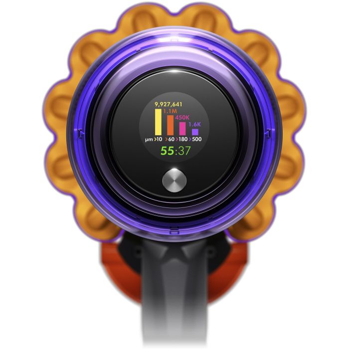Dyson V15 Detect Absolute Aspiradora Escoba Ciclónica Potente 240 AW con Pantalla y Cepillo LED 4