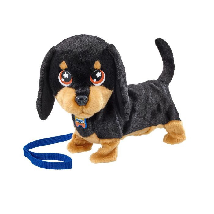 Bizak 64559091 Waggles, Mi Perrito Salchicha interactivo que camina, ladra, mueve la cola. Peluche suave, incluye correa 1 Bizak 64559091 Waggles, Mi Perrito Salchicha interactivo que camina, ladra, mueve la cola. Peluche suave, incluye correa 1