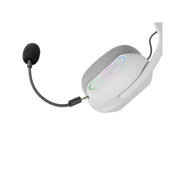 Mars Gaming Auriculares Gaming Inalámbricos MHWPROW con Micrófono, Sonido 7.1, Conexión Bluetooth y Jack 3.5mm, Blancos 1