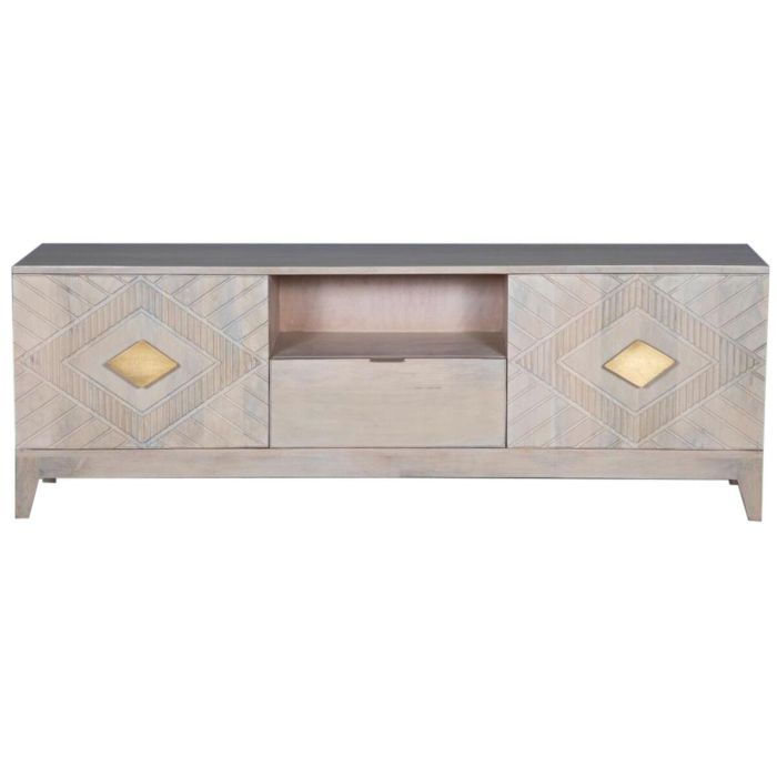 Mueble Tv Indio DKD Home Decor Beige 40 x 60 x 175 cm