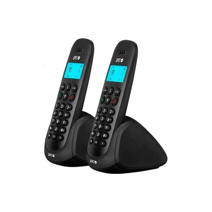 Teléfono Inalámbrico SPC ART 7312/ Pack DUO/ Negro 1 Teléfono Inalámbrico SPC ART 7312/ Pack DUO/ Negro 1