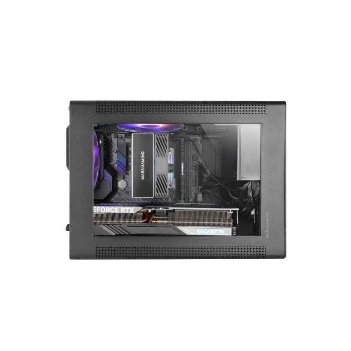 Mars Gaming MC-XPS Caja Gaming Minitorre Cristal Templado FRGB Ventilador MESH USB-C MicroATX/Mini-ITX 2