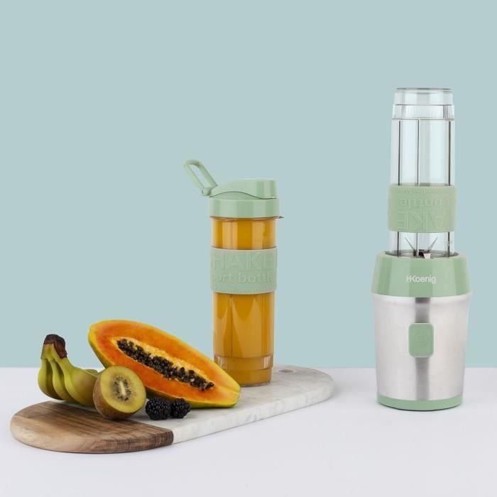 Mini batidora - SMOO18 - 300 W - 570 mL - Verde pastel - 2 botellas incluidas 5 Mini batidora - SMOO18 - 300 W - 570 mL - Verde pastel - 2 botellas incluidas 5