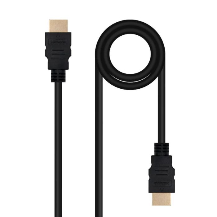 Cable HDMI 2.0 4K Nanocable 10.15.3800/ HDMI Macho - HDMI Macho/ 50cm/ Negro Cable HDMI 2.0 4K Nanocable 10.15.3800/ HDMI Macho - HDMI Macho/ 50cm/ Negro