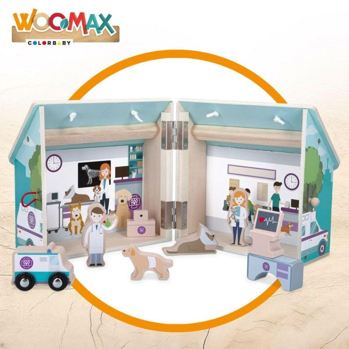 Playset Woomax Veterinario 9 Piezas 4 Unidades 19 x 18 x 19 cm 5