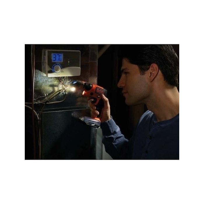 Black + Decker BDCSFS30C-QW Destornillador Inalámbrico 3.6 V, Color Negro, Incluye 31 Accesorios 4