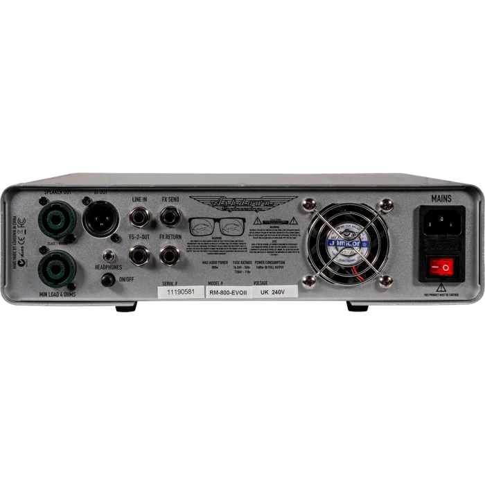 ASHDOWN Amplificador Bajo Cabezal De Transistor RM Evo II 800W 3