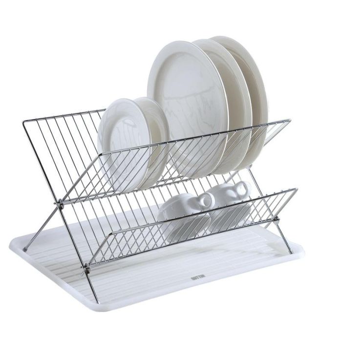 Escurreplatos de metal Quttin 43x32x23 cm (6 Unidades) 3 Escurreplatos de metal Quttin 43x32x23 cm (6 Unidades) 3