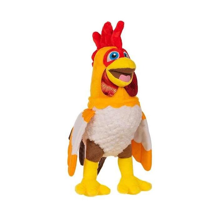 Bandai Peluche Musical Gallo Bartolito La Granja De Zenón 13x17x34 Cm Con Luces Y Sonidos