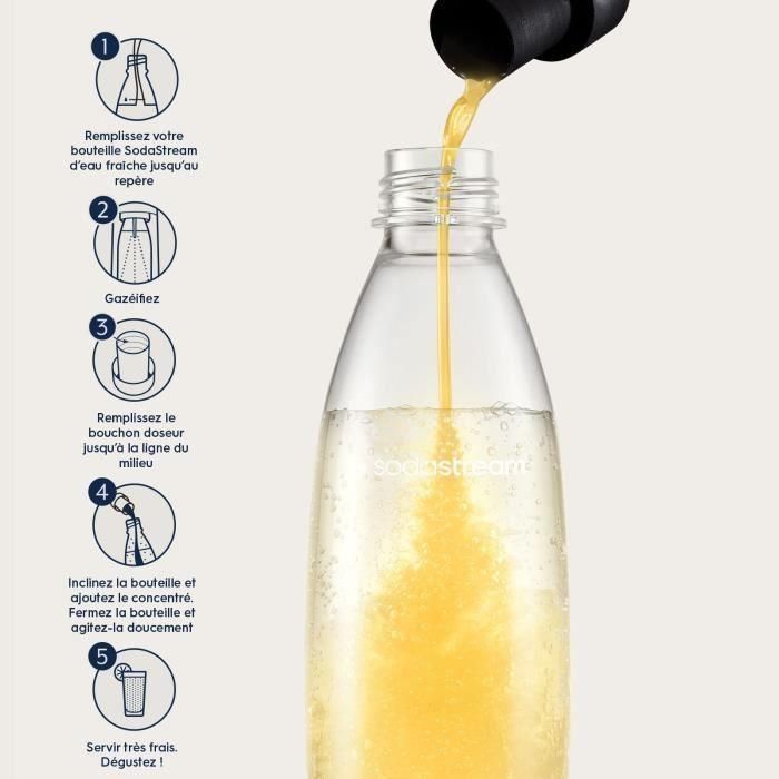 Concentrados SODASTREAM - Pack de 6 Concentrados de Limón Sin Azúcar - Hasta 54L de Bebidas - 440 ml 5 Concentrados SODASTREAM - Pack de 6 Concentrados de Limón Sin Azúcar - Hasta 54L de Bebidas - 440 ml 5