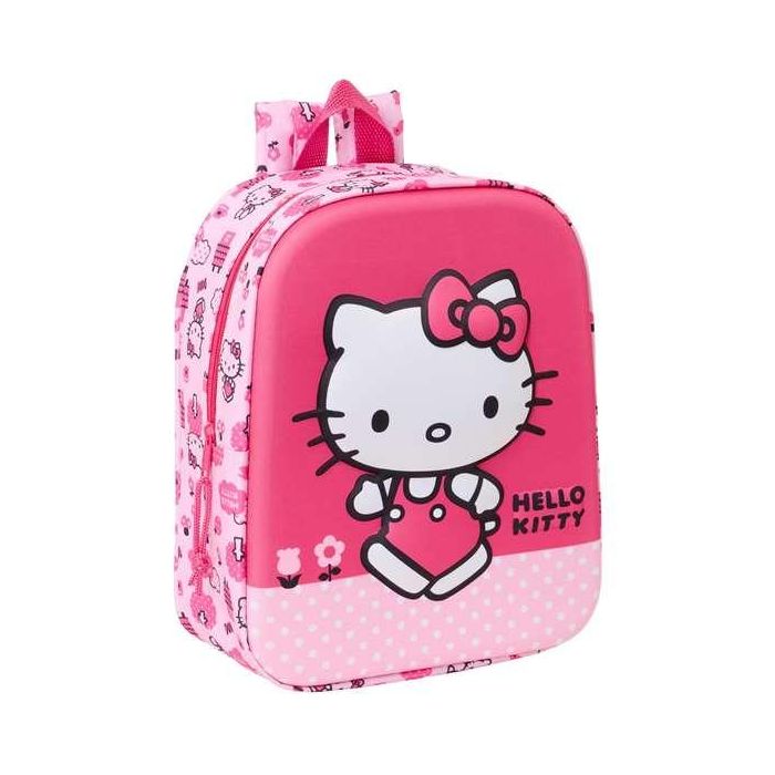Mochila Safta Guarderia 3D Hello Kitty 270x220x100 mm Mochila Safta Guarderia 3D Hello Kitty 270x220x100 mm