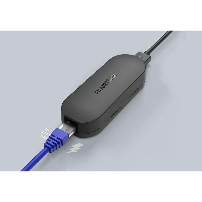 AIRTAME PoE Adapter, 5V DC 2A, USB A, RJ-45, 1G LAN, IEEE802.3af/at, 23x40x112 mm AIRTAME PoE Adapter, 5V DC 2A, USB A, RJ-45, 1G LAN, IEEE802.3af/at, 23x40x112 mm