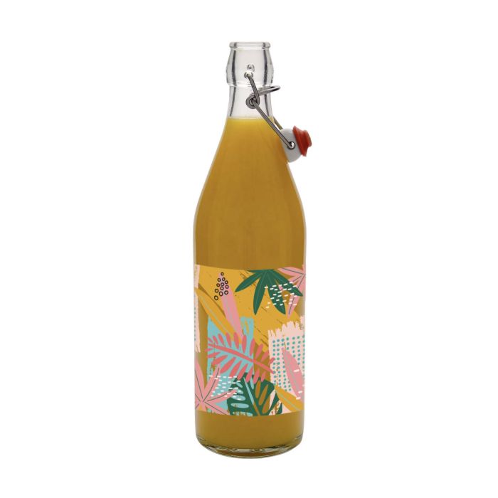 Botella de vidrio decorada Designs 1L - Inde (12 Unidades) 6 Botella de vidrio decorada Designs 1L - Inde (12 Unidades) 6