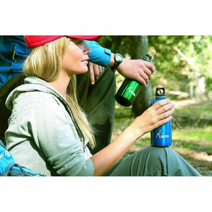Botella de Agua Laken Futura Gris Gris claro (0,6 L) 2 Botella de Agua Laken Futura Gris Gris claro (0,6 L) 2