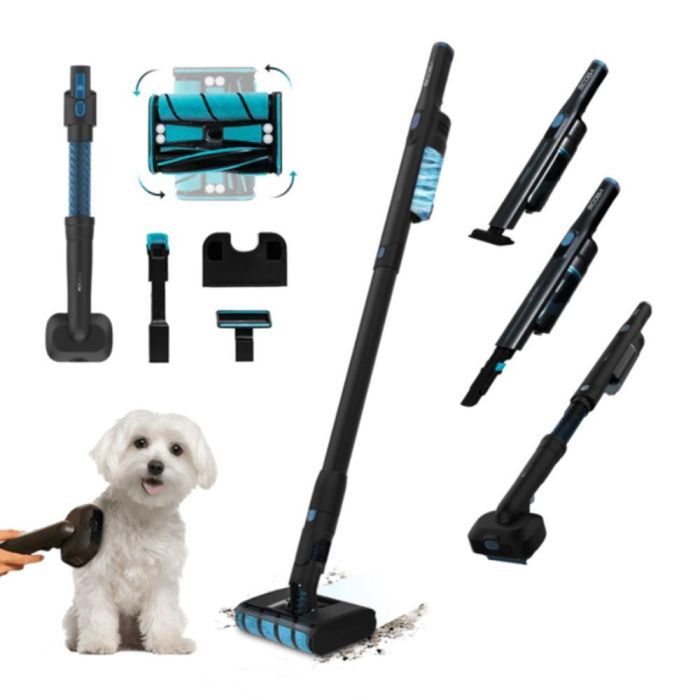 Cecotec 08399 aspiradora de pie y escoba eléctrica Aspiradora escoba 2 en 1 Batería Secar Sin bolsa 210 W Negro 2,5 Ah Cecotec 08399 aspiradora de pie y escoba eléctrica Aspiradora escoba 2 en 1 Batería Secar Sin bolsa 210 W Negro 2,5 Ah