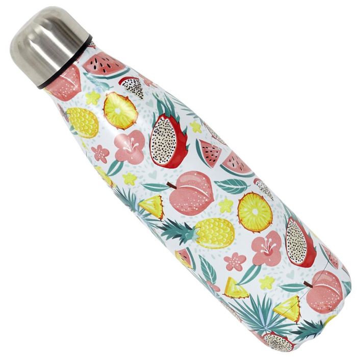 Cook Concept Termo Botella 500 Ml Acero Inoxidable Doble Pared Tapa Hermética Conserva Frío 18h Caliente 6h 1