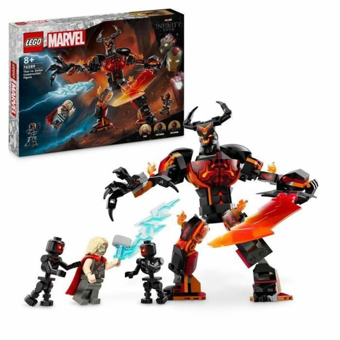 LEGO 76289 Minifigura para construir Thor vs. Surtur, Set de Superhéroe Marvel LEGO 76289 Minifigura para construir Thor vs. Surtur, Set de Superhéroe Marvel