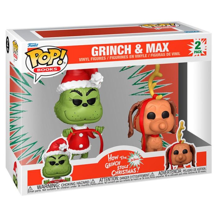 Blister 2 figuras POP The Grinch - Grinch & Max 1 Blister 2 figuras POP The Grinch - Grinch & Max 1